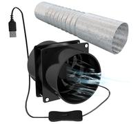 Fume Extractor con 236 condotto USB Power Moxibustion Fumo Fumo Fan Fan Regolable Running Drive-by Wire 5V 2A Ventilazione della ventola portatile