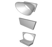 Fume Extractor for Desktop Soldering with 80mm Fan Mount System