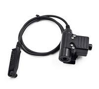Fumei Z Tactical U94 PTT Cavo adattatore per cuffie standard militare compatibile con Baofeng UV-9R BF-9700 Walkie Talkie