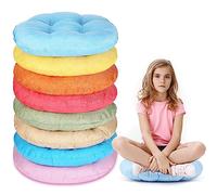 Fumete 8 cuscini rotondi da pavimento da 40,6 cm, per bambini e bambini, flessibili per sedere in aula o per casa, asilo nido, scuola materna, yoga e meditazione (semplici)