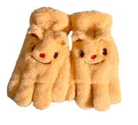Fumetti Orso Calco Più Caldo Guanti Full Finger Set Per Ciclismo Sport Invernale E L'arrampicata Inverno Accessori Peluche Muggini Per Bambini