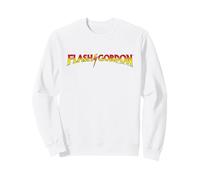 Fumetto Classico con Logo con Testo Rosso e Giallo di Flash Gordon Felpa