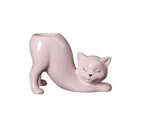 Fumetto fatto a mano Ceramica Carne Pianta Contenitore Fioriera Regalo Fiore Contenitore Per Interno Giardino Scrivania Decorazione Carino Gattino Coda