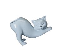Fumetto fatto a mano Ceramica Carne Pianta Contenitore Fioriera Regalo Fiore Contenitore Per Interno Giardino Scrivania Decorazione Carino Gattino Coda
