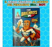 Fumetto THE BRAINROTS numero 1 dei Personaggi Italian Brainrot libretto Comic #1