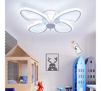 FUMIMID Plafoniera Moderna Lampada Dimmerabile LED Design Creativo Lampadario Cuore Universo Farfalla Lampada Da Soffitto Camera Dei Bambini Camera Da Letto Soggiorno Illuminazione Interno,C White