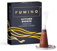 Fumino Coni di Incenso Fresco a Cascata Backflow Fragranza Brezza Autunnale, 15 per Scatola, Masala, Agarbatti, Joss Fragranze per Relax, Meditazione e Per la Casa e L'arredamento