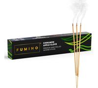 Fumino Incenso Bastoncini Freschi Fatti a Mano Fragranza Cannella Mela Chiodi di Garofano - Incensi Naturali - 1 Scatola, 14 Bastoncini (15g) - Masala, Agarbatti Profumati Rilassanti per Meditazione