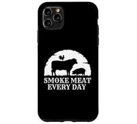 Fumo carne Stagione barbecue tutti i giorni Pitmasters & Foodies Custodia per iPhone 11 Pro Max