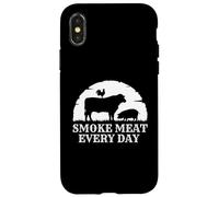 Fumo carne Stagione barbecue tutti i giorni Pitmasters & Foodies Custodia per iPhone X/XS