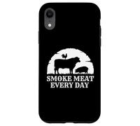 Fumo carne Stagione barbecue tutti i giorni Pitmasters & Foodies Custodia per iPhone XR