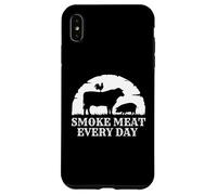 Fumo carne Stagione barbecue tutti i giorni Pitmasters & Foodies Custodia per iPhone XS Max