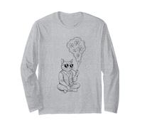 Fumo Gatto risaia e Trifoglio Shenanigans Giorno di San Patrizio Maglia a Manica