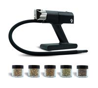 Fumus - Affumicatore da Cucina Professionale - Affumicatore Whisky - Omaggio 5 Gusti Trucioli di Legno per Affumicatura + Ebook Ricette - Affumicatore a Freddo Effetto Bbq con 2 Velocità