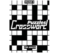 Fun Activity Books Crossword Puzzles For Adults, Volume 6 (Tascabile)