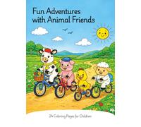 Fun Adventures with Animal Friends: 24 Coloring Pages for Children