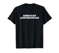 Fun American Lightskindian Light Skin Mixed Heritage Maglietta