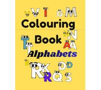 Fun and easy kids ABC colouring book for preschoolers: Alphabet Colouring Book for Kids ,Big Letters and Fun Coloring Pages for Ages 3-6, activity notebook, cute abc colouring book