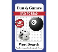 Fun and Games Word Search Puzzle Book: Word Searches with Easy-to-Read Print About Fun, Games, and Sports | 6x9 inches | 50+ Puzzles | Perfect Gift for All Ages