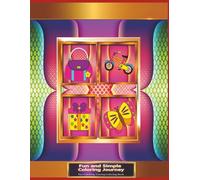 Fun and Simple Coloring Journey: 50 Simple and Eye-Catching Multi-Scene Coloring Adventures with Cute and Bold Tracing Line Designs ages 4-8.
