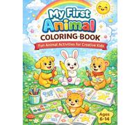 Fun Animal Activities for Creative kids: Fun and Easy Coloring pages for children aged 6-14