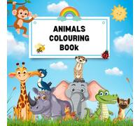 Fun Animal Drawing Book for Kids: Easy and cute animals to color and trace