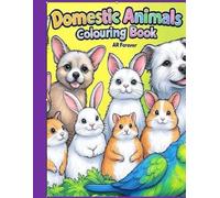 Fun Animals Coloring Book for Kids: Easy and Cute Animal Designs for Preschoolers to Color