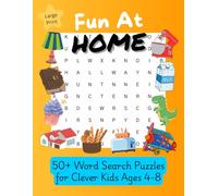 Fun at Home Word Search for Kids ages 4-8: 50+ Find and Circle Word Search Puzzles | Educational Workbook for Kindergarten & Early Elementary | Vocabulary Builder