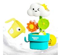 Fun Bath Toys, Cloud Bath Set, Watering Cup Tool For Home Travel 8 Inch Length Rustproof Metal Part Handheld Baths Tool Heavy Duty Shower Gear Daily Kids Support Modern Bathroom Accessory