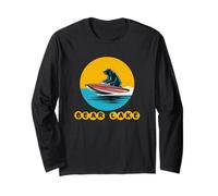 Fun Bear Lake Utah Watersports Vacation Souvenir Maglia a Manica