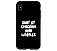 Fun Body by Chicken and Waffles Southern Food Meme Saying Custodia per iPhone XS Max