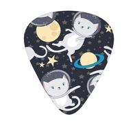 Fun Cat - Confezione da 12 plettri per chitarra, adatti per basso, chitarra elettrica, colonna sonora, Yukrili
