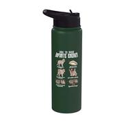 Fun Cat Infinite Energy Loop Sarcasmo Scienza Ipotesi Gatti Stainless Steel Insulated Water Bottle