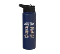 Fun Cat Infinite Energy Loop Sarcasmo Scienza Ipotesi Gatti Stainless Steel Insulated Water Bottle