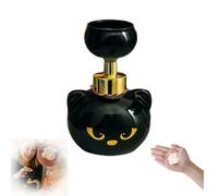 Fun Cat Shaped Foam Soap Pump - Creates Paw Print Foam with Press,Refillable Hand Soap Bottle for Bathroom & Kitchen,Gift for Cat Lovers (2PCS)