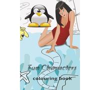 Fun Character colouring book: Cartoon characters for coluring and fun activity,45+ pages,unwind your creativity with colours