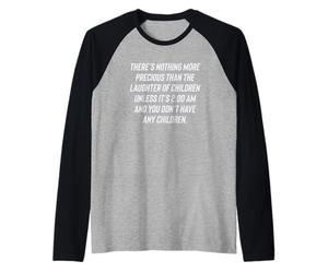Fun Children's Laughter is Precious Spooky Horror Film Maglia con Maniche Raglan
