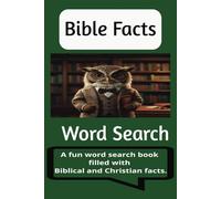 Fun Christian Word Search Puzzle Book: Word Searches with easy to Read Print about Biblical and Christian Facts, 6x9 inches,110 pages... solutions ... for birthdays,traveling,vacations and fun.