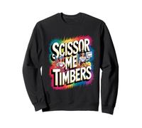 Fun Colorful Scissor Me Timbers Pirata Felpa