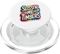 Fun Colorful Scissor Me Timbers Pirata PopSockets PopGrip per MagSafe
