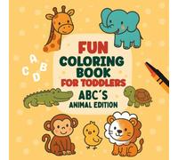 Fun Coloring Book For Toddlers | ABC's Animal Edition