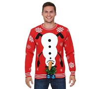 Fun Costumes Snowman Balls Ugly Christmas Sweater X-Large