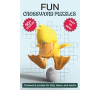 Fun Crossword Puzzles: 55 Exciting Challenges for All Ages | Large-Print Easy-Read (6″ × 9″) | Vocabulary-Building & Memory-Boosting Crosswords | ... for Travel, Waiting Rooms & Study Breaks