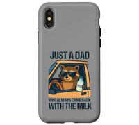 Fun Dad Shirt Solo un papà che tornava sempre con il latte Custodia per iPhone X/XS