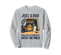 Fun Dad Shirt Solo un papà che tornava sempre con il latte Felpa