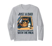 Fun Dad Shirt Solo un papà che tornava sempre con il latte Maglia a Manica