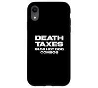 Fun Death, Taxes, $1.50 Hot Dog Combos Box Store Food Custodia per iPhone XR