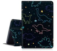 Fun Dinosaurs Custodia per tablet Lenovo Tab P11/P11 Plus/P11 5G (TB-J606F/J616F/J607Z) da 11", in pelle PU, pieghevole, con funzione di supporto e multi-angolo di visione