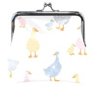 Fun Duck Family Portafogli e borse in pelle con fibbia e chiusura a bacio, Famiglia di anatre divertenti, UNITALLA, Famiglia di anatre divertenti, UNITALLA, Classic, Famiglia di Anatre Divertenti