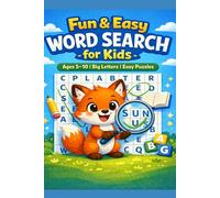 Fun & Easy Word Search for Kids Ages 5-10: Large Print Puzzle Book with 30 Beginner-Friendly Word Searches | Big Letters, Simple Words & Educational Brain Games for Kids